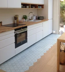 Photo of combined kitchen floors