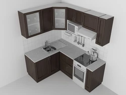 Corner kitchen 2x2 photo design