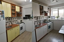 Kitchen before and after in Khrushchev photo