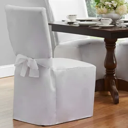 Chair covers for the kitchen photo with backrest