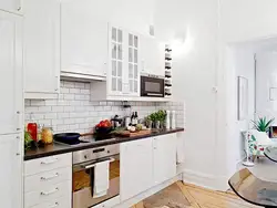 Белая Плитка На Кухне Фото