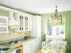 Белая кухня в стиле прованс интерьер