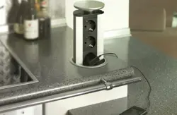 Built-in socket for kitchen photo
