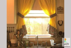 DIY kitchen curtain ideas photo