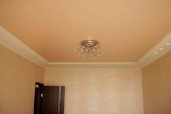 Натяжные потолки матовые фото для зала в квартире