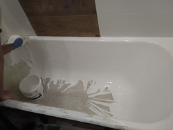 Cover the bathtub with acrylic reviews photos after a couple