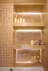 Plasterboard Bath Shelves Photo