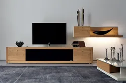 Long TV Stands In The Living Room Photo Modern