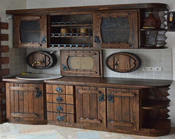 Antique wood kitchen design