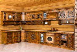 Antique Wood Kitchen Design