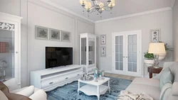 White Furniture In The Living Room What Wallpaper Photo