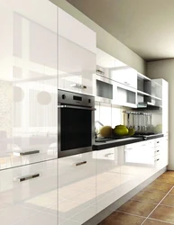 Kitchen with a smooth facade photo