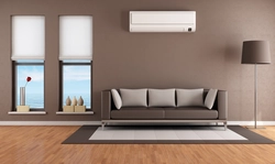 Air conditioner in the living room photo