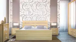 Choose Wallpaper For A Bedroom With Light Furniture Photo