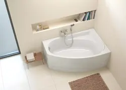 Дызайн ванны з акрылавай ваннай