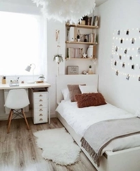 Белый Дизайн Спальни Для Подростка