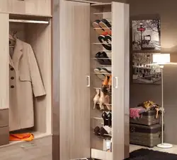 Прихожая шкаф и обувница с зеркалом фото