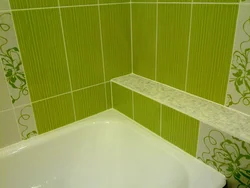 Laying Tiles Bath Photo