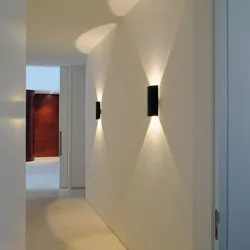 Wall lamps for hallway design