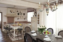 Wooden Dining Room Kitchen Design