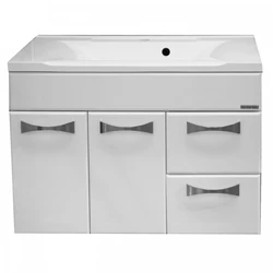 Sink with bathroom cabinet 80 cm photo