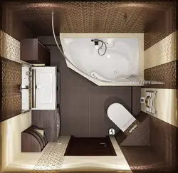 Дизайн ванны 2 на 1 5 с туалетом