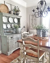 Buffet in the interior of a Provence kitchen