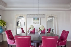 Цвет стульев интерьере в гостиной