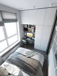 Design of a small bedroom 2 by 2