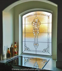 Kitchen Design With Stained Glass Windows