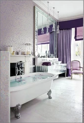 Fashionable colors in the bathroom interior