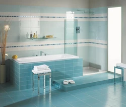 Bath tiles horizontal photo