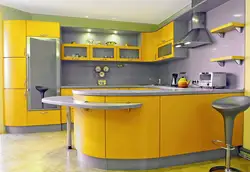 Color of corner kitchen color combination photo