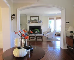 Interior Arch Between Kitchen And Living Room