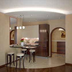 Arch Kitchen With Hall Photo