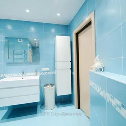 Sea ​​green bathroom design