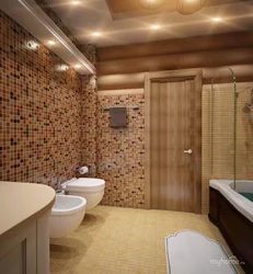 Decorating a bathroom in a house photo