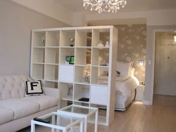 Wardrobe In The Interior Of A One-Room Apartment