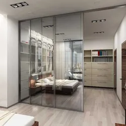 Wardrobe In The Interior Of A One-Room Apartment