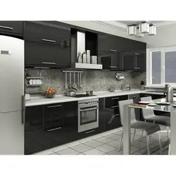 Kitchen Design In Black White Gray Colors