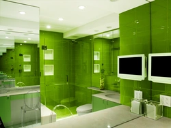 Дизайн Ванны Зелень