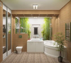 Greenery bath design