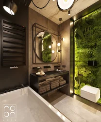 Greenery bath design