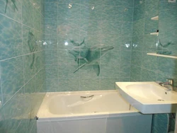 Panel bathtub finishing photo