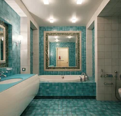 Дызайн ванны ў 3 колеры