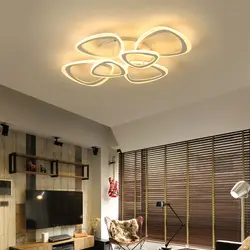 Светодиодные люстры потолочные фото в гостиной