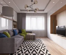 Living Room 45 M2 Design