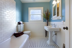 Дизайн ванной пол и стена в одном цвете