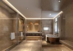 Modern bathroom ceiling design