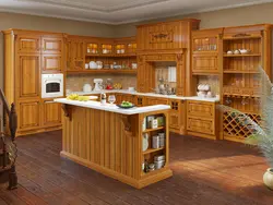 Wooden Kitchen Sets Photo